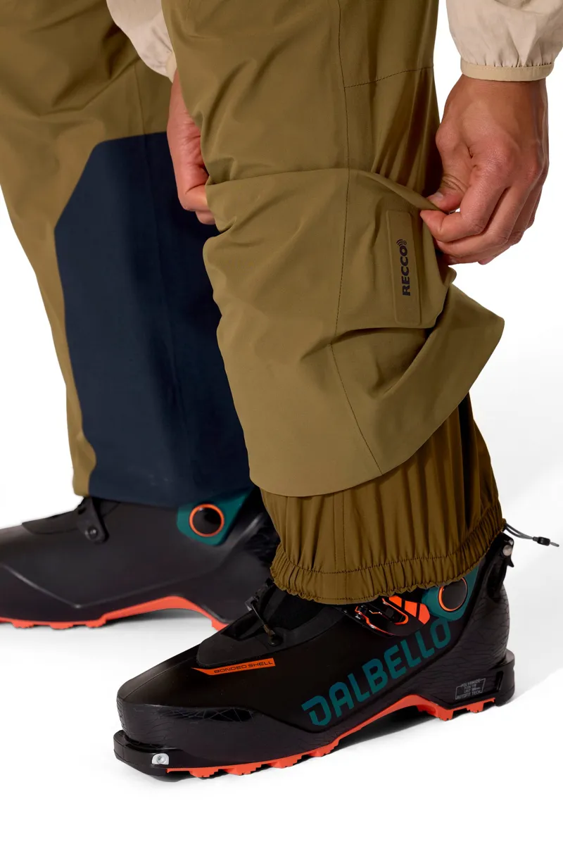 Rab Mens Kinetic Alpine Stretch Bib - Dark Pebble-8