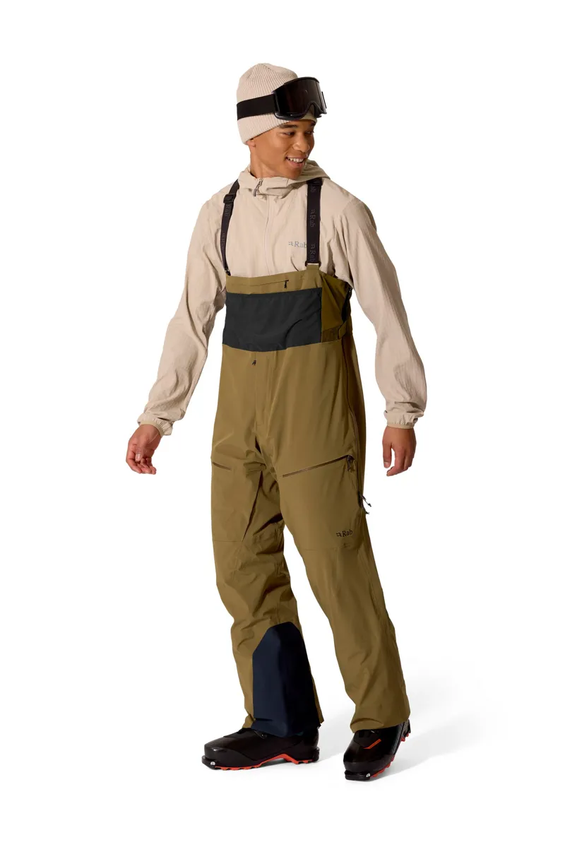 Rab Mens Kinetic Alpine Stretch Bib - Dark Pebble-11