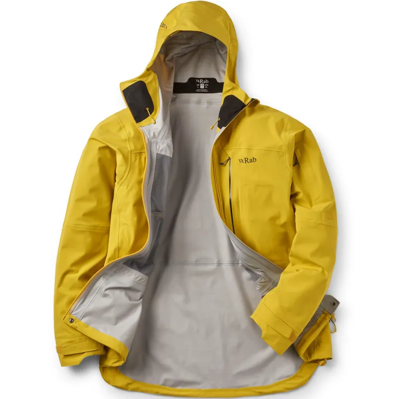 Rab Mens Kinetic Alpine Stretch Jacket - Dark Pollen-1