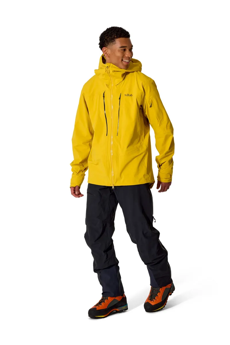 Rab Mens Kinetic Alpine Stretch Jacket - Dark Pollen-4