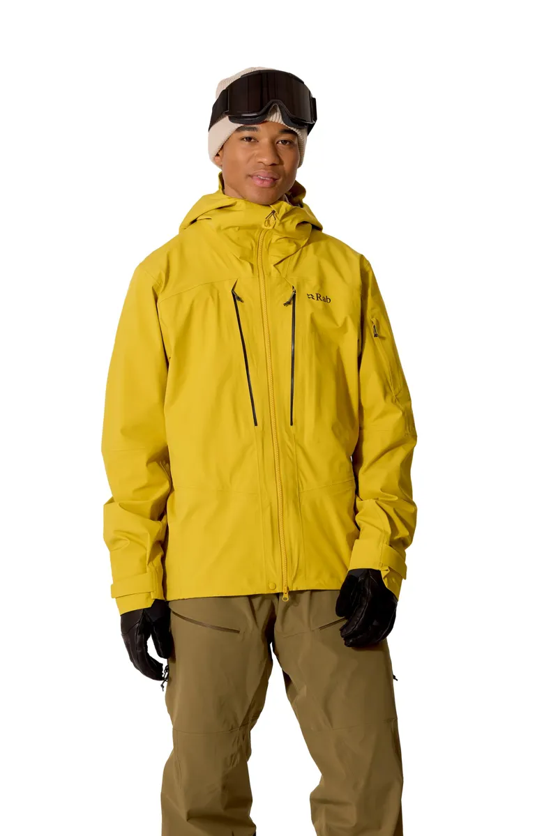 Rab Mens Kinetic Alpine Stretch Jacket - Dark Pollen-7