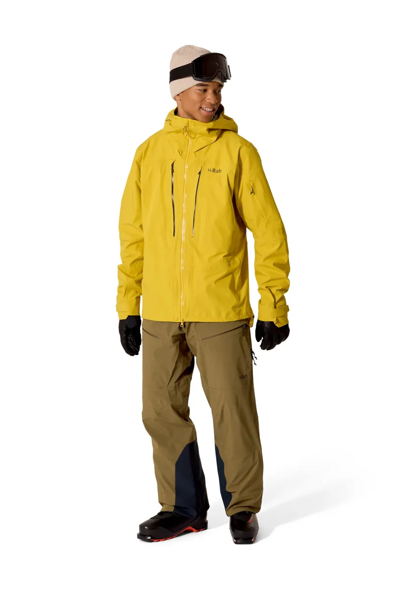Rab Mens Kinetic Alpine Stretch Jacket - Dark Pollen-3
