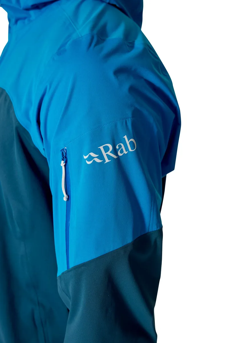 Rab Mens Kinetic Ultra Jacket - Maya Blue-Tempest Blue-6
