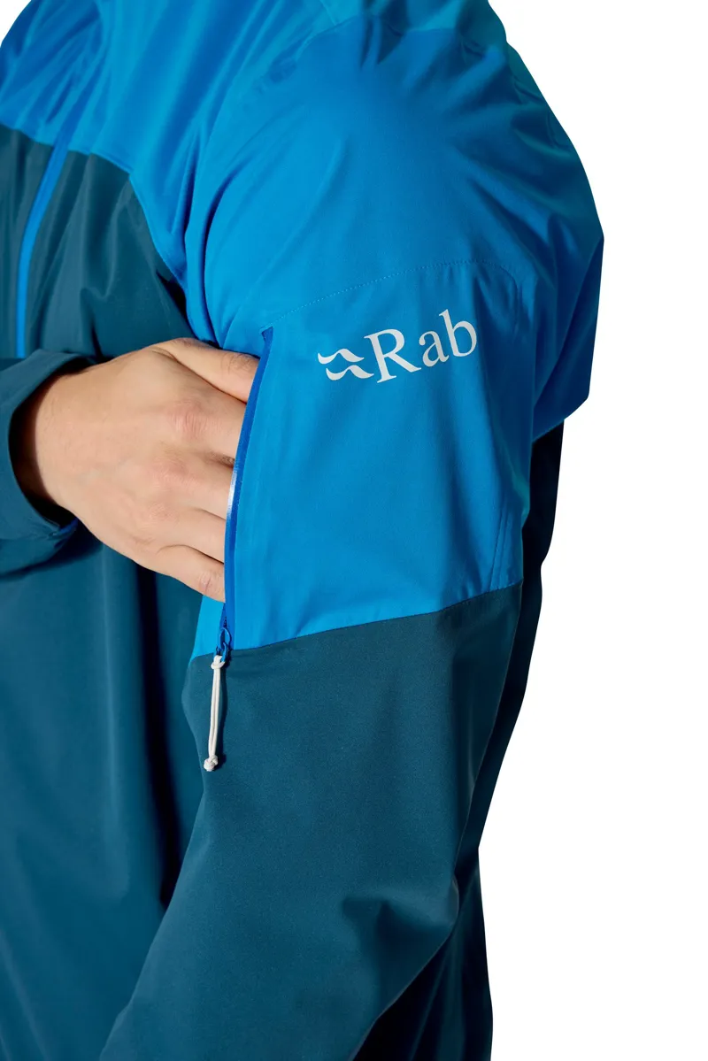 Rab Mens Kinetic Ultra Jacket - Maya Blue-Tempest Blue-7