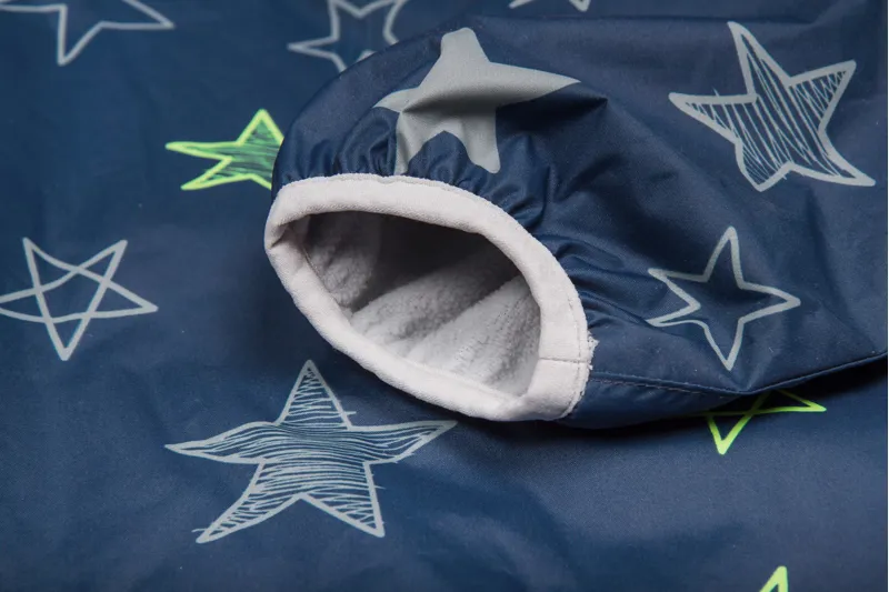 LittleLife Waterproof All In One Suit Fleece Lined - Navy Stars-3