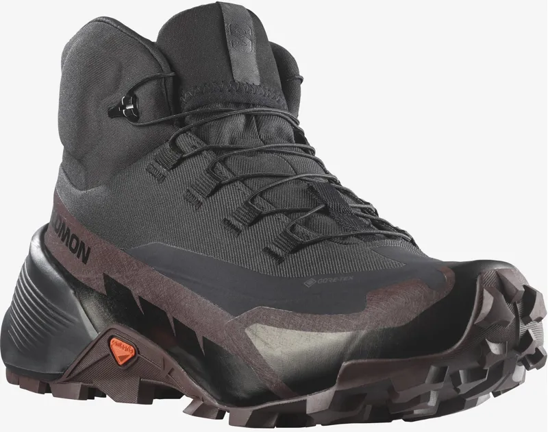 Salomon Womens Crosshike Mid GTX 2 Boots - Black-Chocolate Plum-Black-1