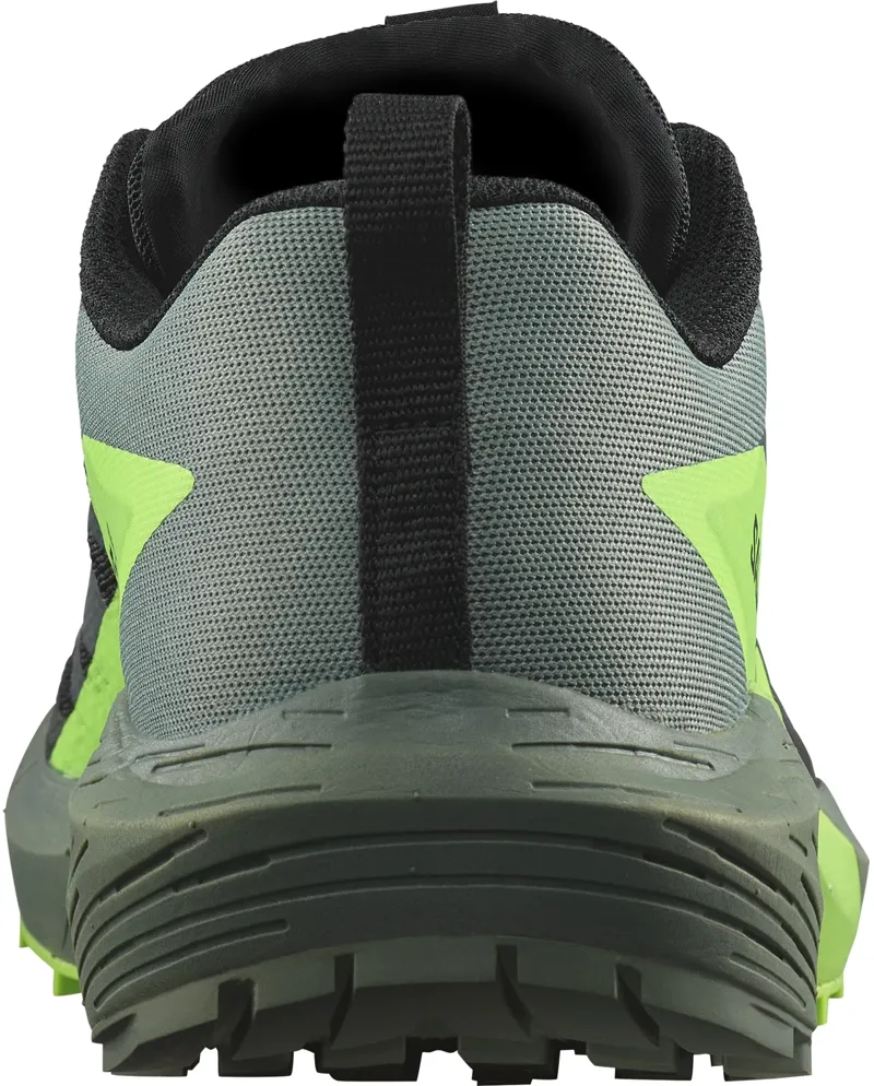Salomon Mens Sense Ride 5 Shoes - Black-Laurel Wreath-Green Gecko-5