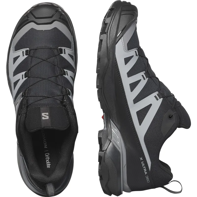 Salomon Mens X Ultra 360 GTX Shoes - Black-Magnet-Quiet Shade-5