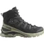 Salomon Mens Quest 5 GTX Boots - Black-Deep Lichen Green-Black