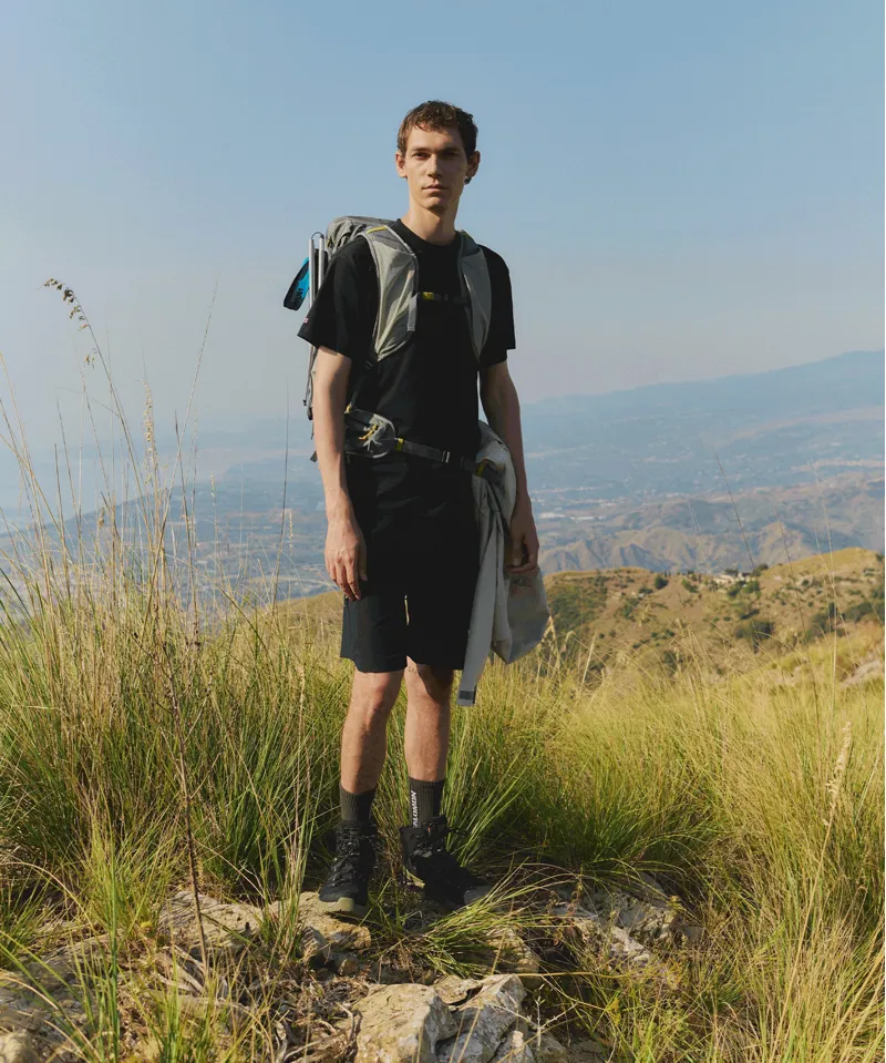 Salomon Mens Quest 5 GTX Boots - Black-Deep Lichen Green-Black-7