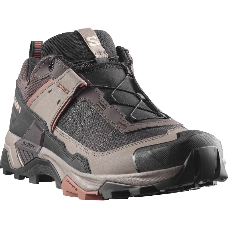 Salomon Mens X Ultra 5 GTX Shoes - Black Coffee-Walnut-Arabian Spice-1