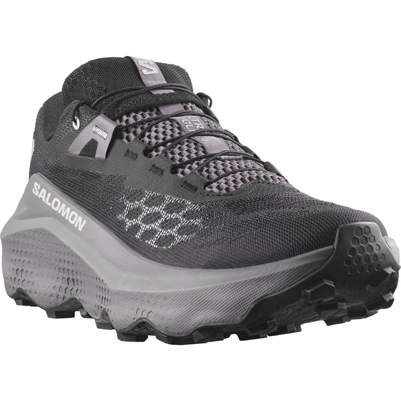 Salomon Mens Ultra Glide 4 Shoes - Black-Dark Gull Gray-Silver Cloud-1