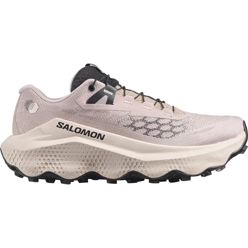 Salomon Womens Ultra Glide 4 Shoes - Shadow Gray-Tapioca-Black
