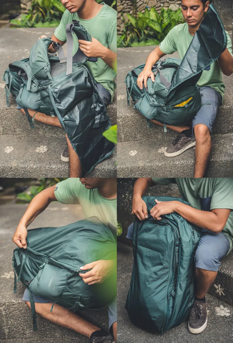 Lowe Alpine Escape Trek 60:70 Rucksack - Chlorite Green-8