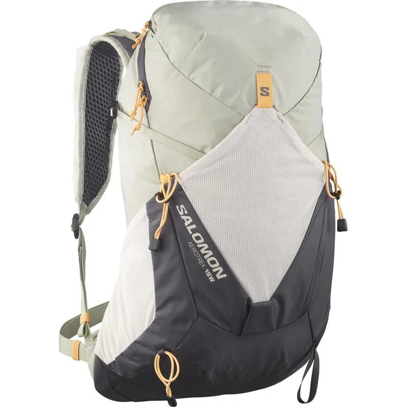 Salomon Womens Aerotrek 18 Rucksack - Seagrass-Silver cloud-Nine iron