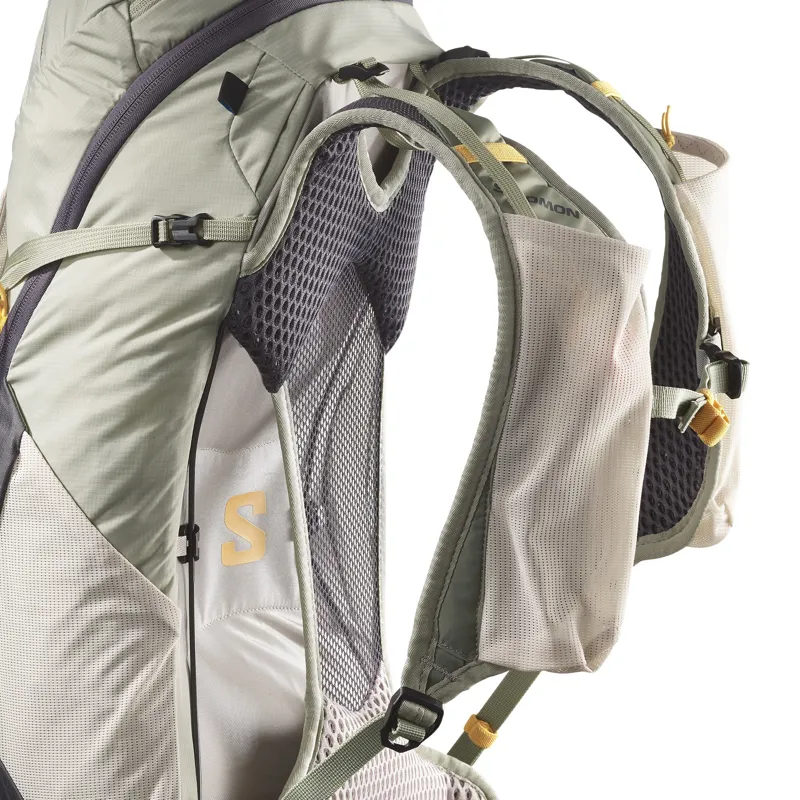 Salomon Womens Aerotrek 18 Rucksack - Seagrass-Silver cloud-Nine iron-5