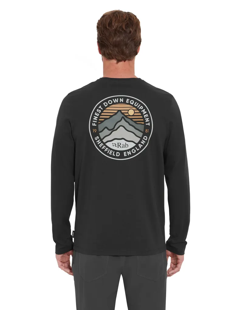 Rab Mens Basecamp 3 Peaks Long Sleeved Tee - Beluga-4