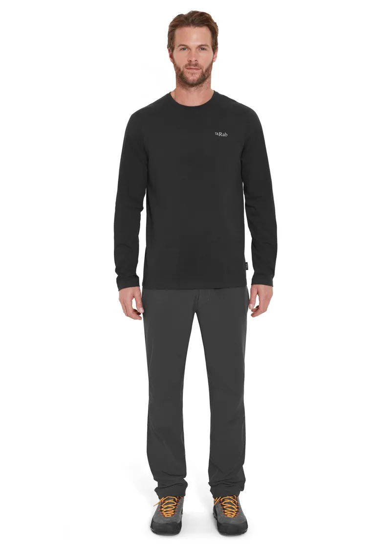 Rab Mens Basecamp 3 Peaks Long Sleeved Tee - Beluga-5