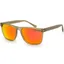 BLOC Luca Sunglasses - Khaki-Red Mirror
