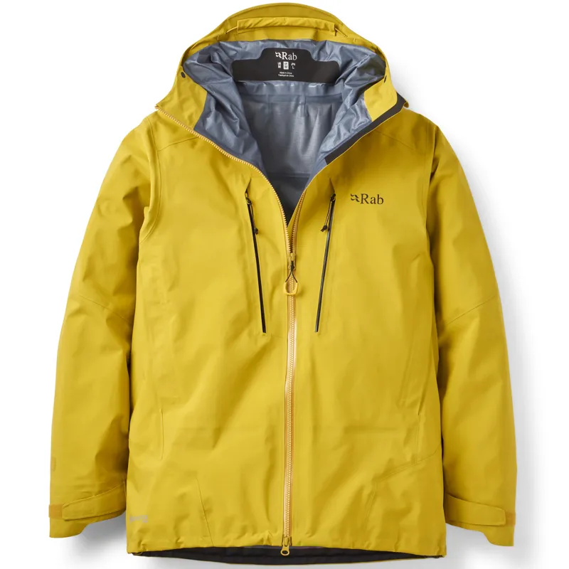 Rab Mens Latok GTX Jacket - Dark Pollen