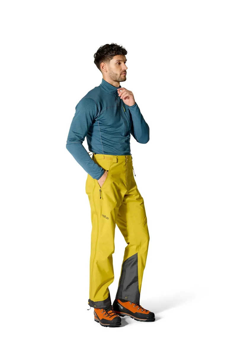 Rab Mens Latok GTX Overtrousers - Dark Pollen-3