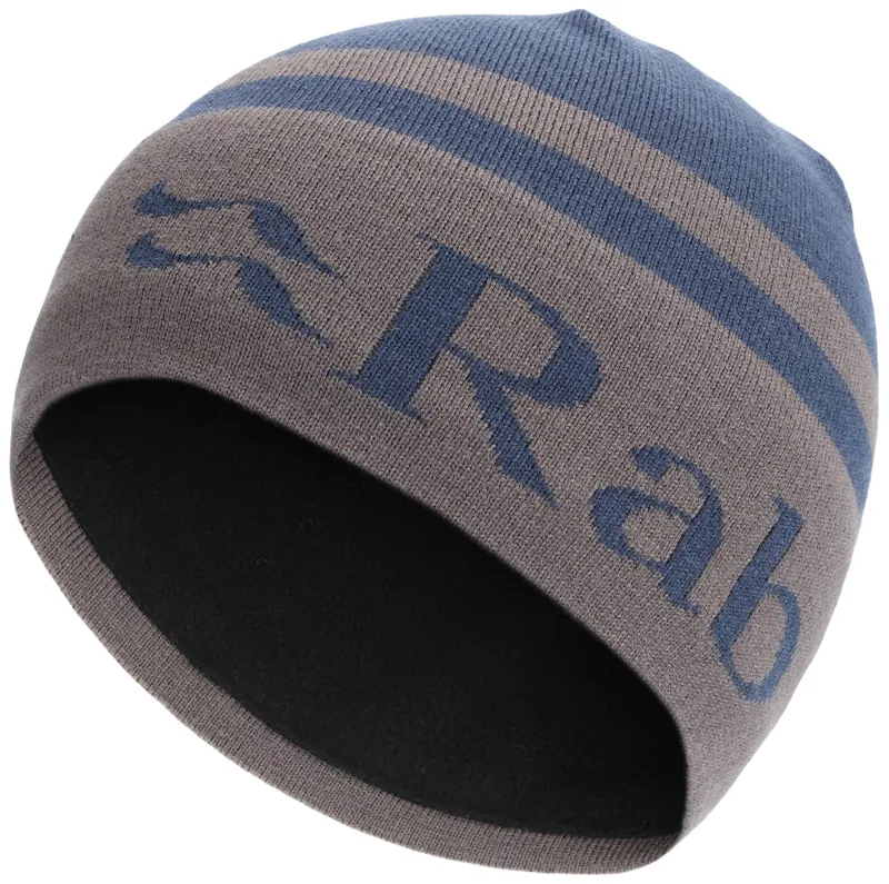 Rab Logo Band Beanie - Deep Ink-Graphene