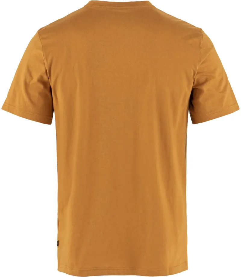 Fjallraven Mens Lush Logo T-shirt - Acorn-1