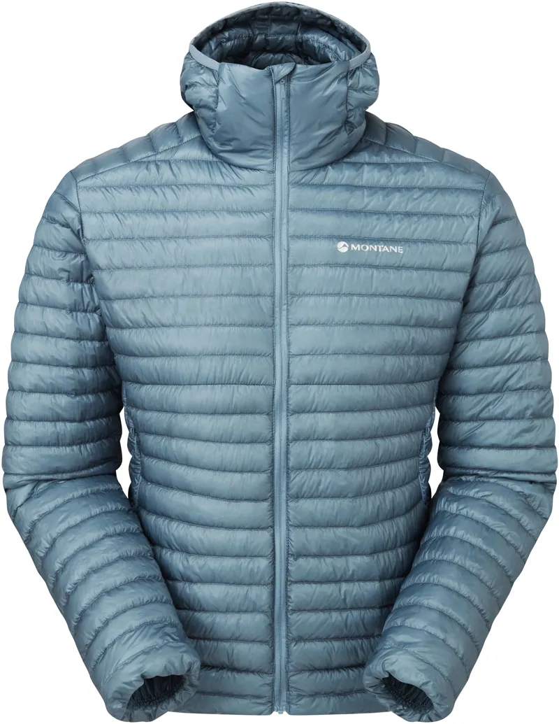 Montane Mens Alpine 850 Nano Hoodie - Stone Blue