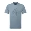 Montane Mens Abstract Mountain T-Shirt - Stone Blue