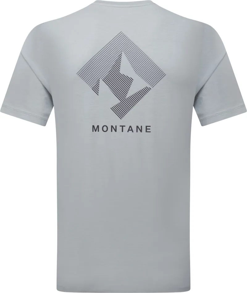 Montane Mens Alhena Mountain 25 T-Shirt - Pebble Blue-2