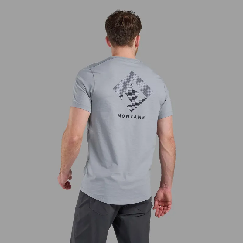Montane Mens Alhena Mountain 25 T-Shirt - Pebble Blue-4