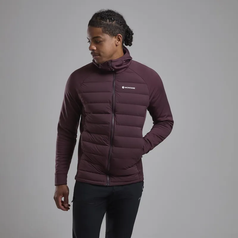Montane Mens Composite Hoodie - Dark Garnet-2