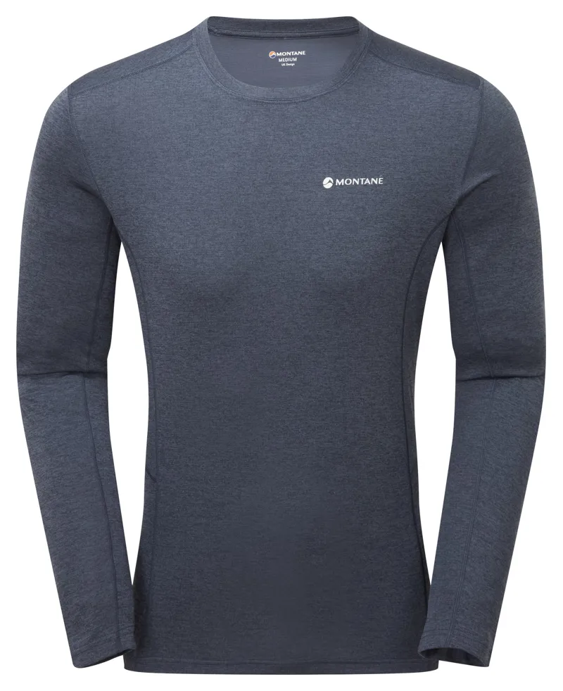 Montane Mens Dart Long Sleeve T-Shirt - Eclipse Blue