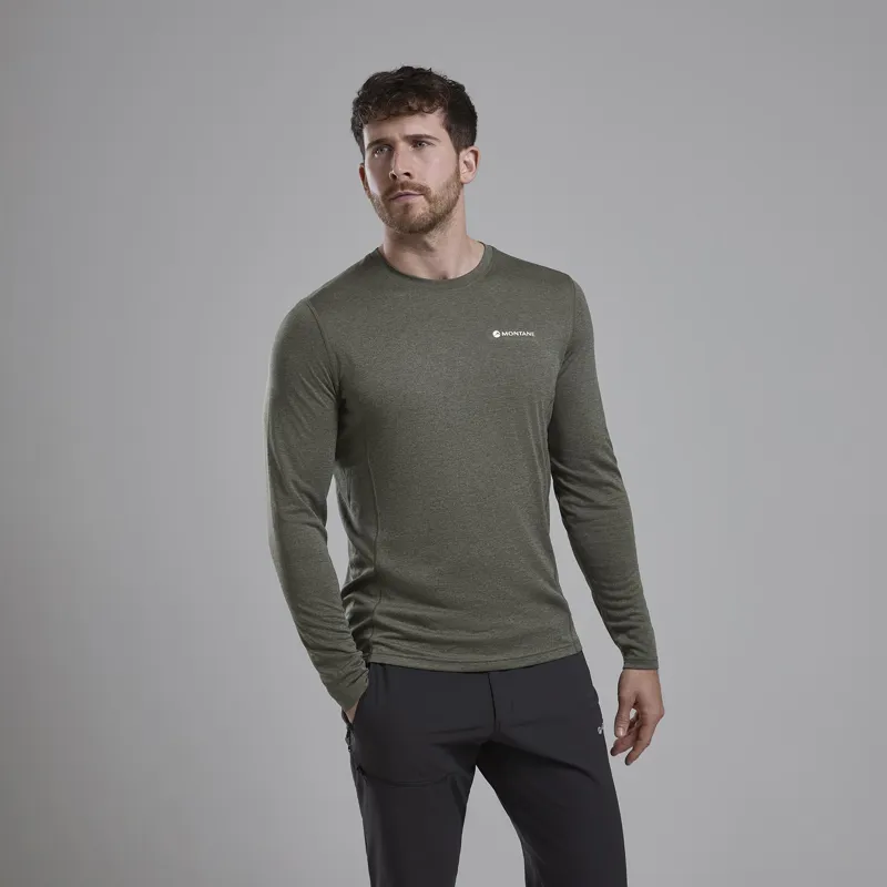 Montane Mens Dart Long Sleeved T-Shirt - Caper-1