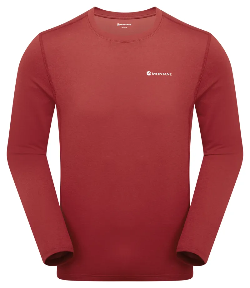 Montane Mens Dart Long Sleeved T-Shirt - Dark Maple