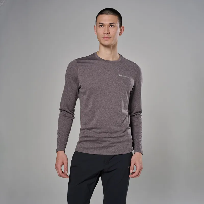 Montane Mens Dart Long Sleeved T-Shirt - Dusk-1