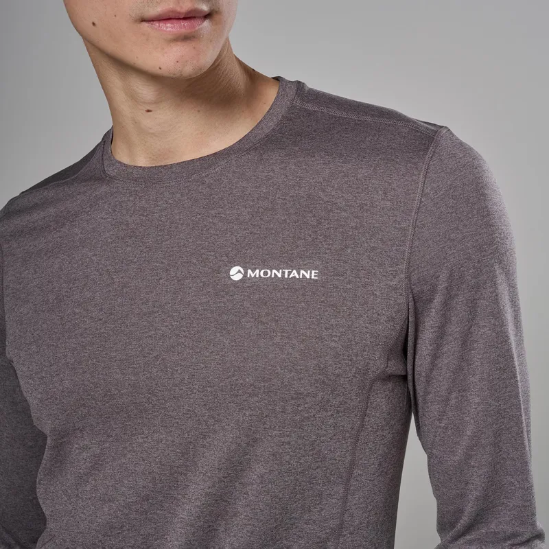 Montane Mens Dart Long Sleeved T-Shirt - Dusk-4