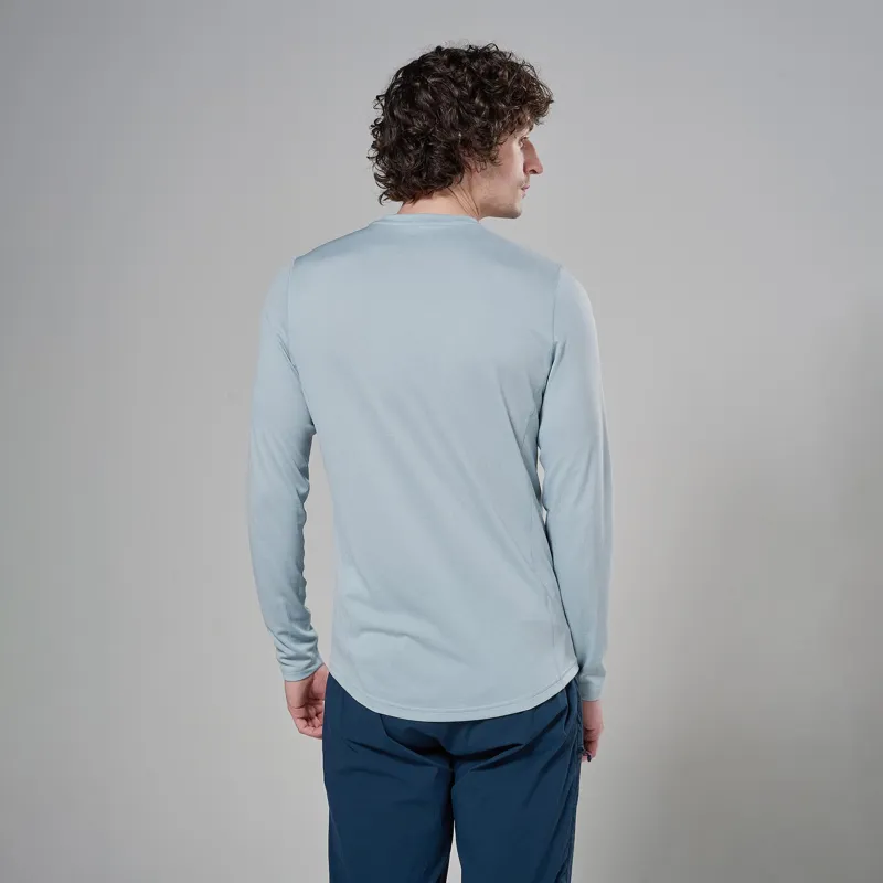 Montane Mens Dart Long Sleeved T-Shirt - Frost Blue-2