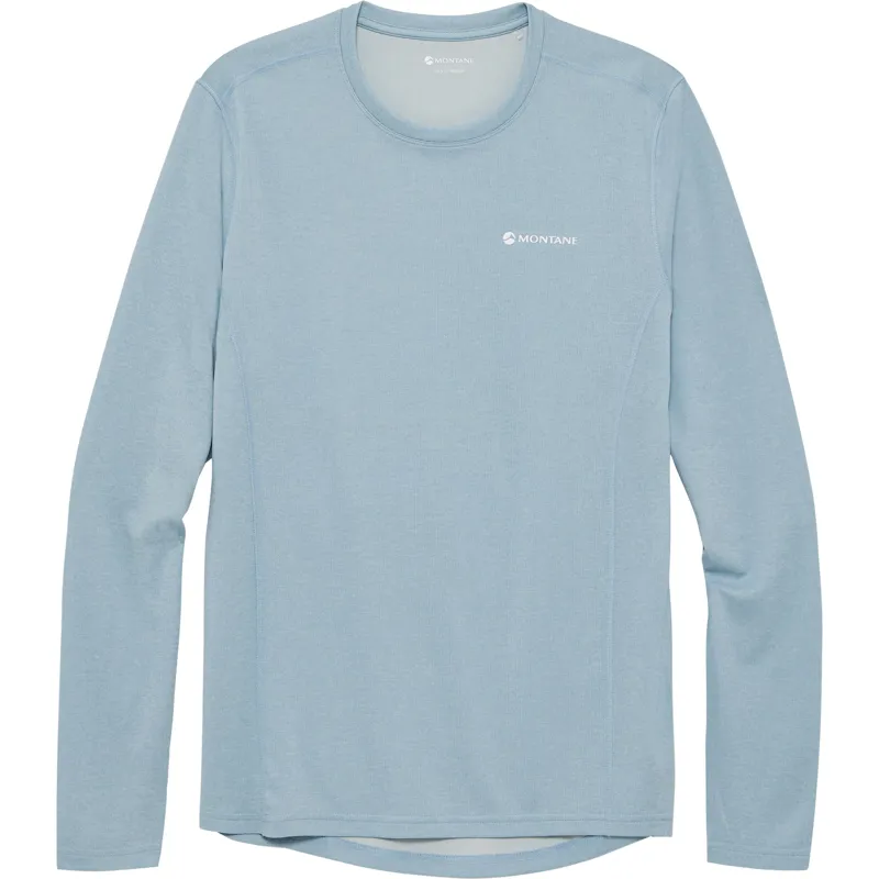 Montane Mens Dart Long Sleeved T-Shirt - Frost Blue