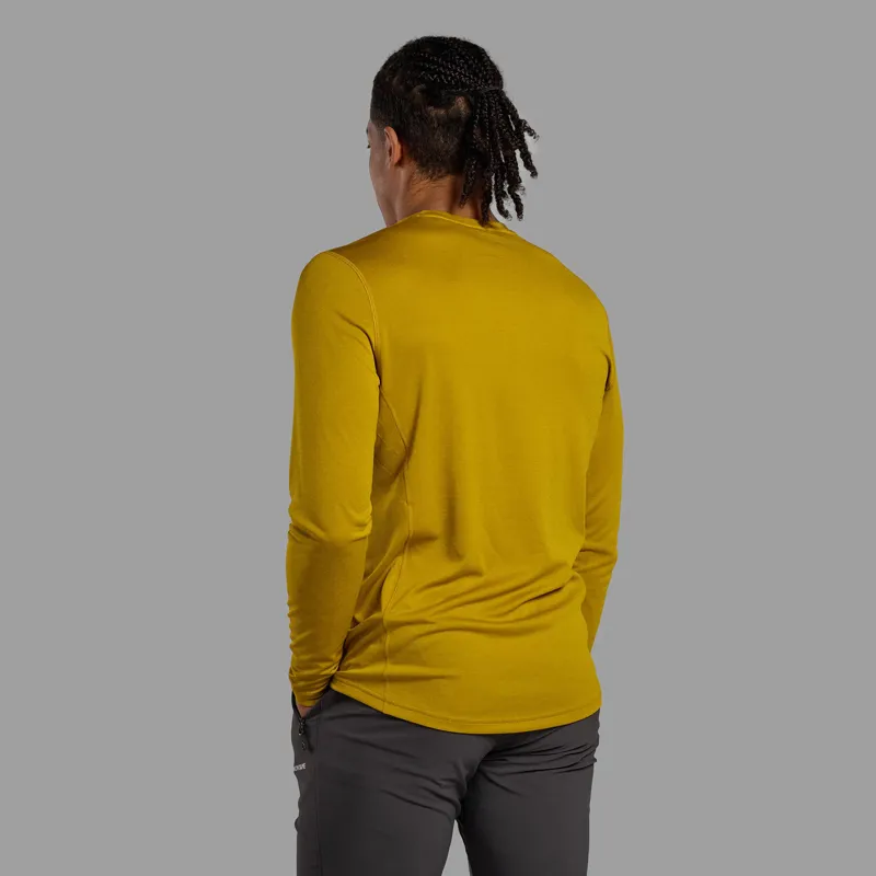 Montane Mens Dart Long Sleeved T-Shirt - Ginkgo Gold-2