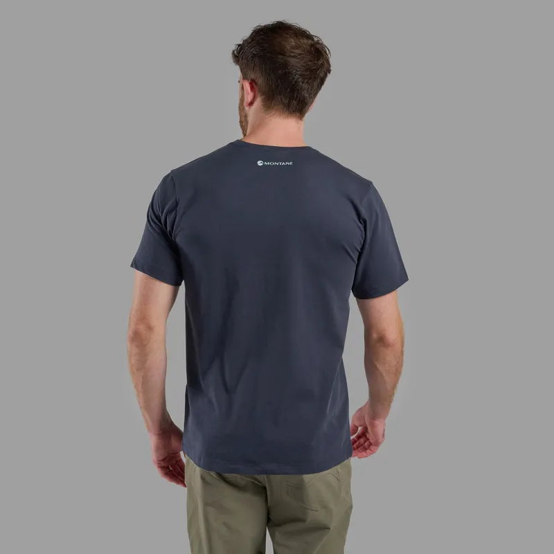 Montane Mens Dual Mountain T-Shirt - Eclipse Blue-2
