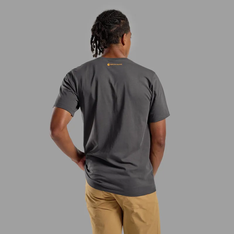 Montane Mens Dual Mountain T-Shirt - Midnight Grey-2
