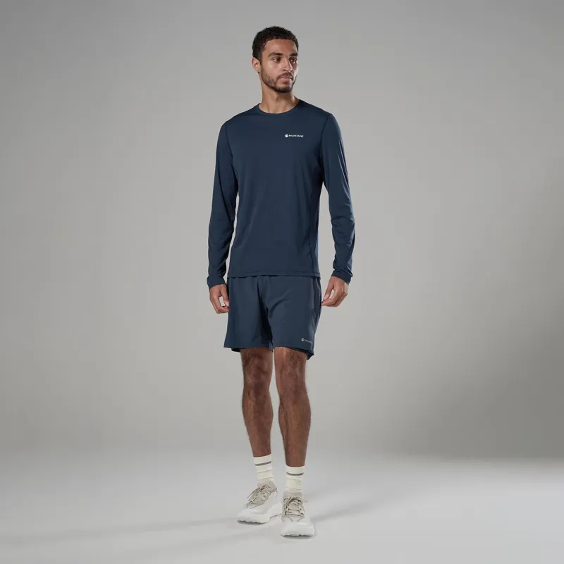 Montane Mens Dart Nano Long Sleeved T-Shirt - Eclipse Blue-3