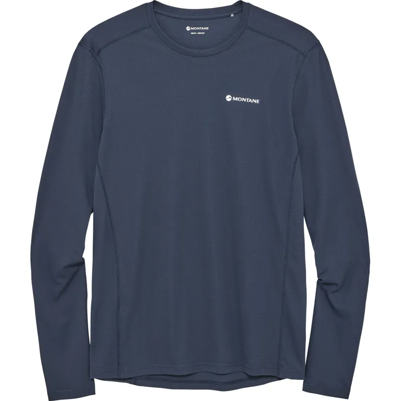 Montane Mens Dart Nano Long Sleeved T-Shirt - Eclipse Blue