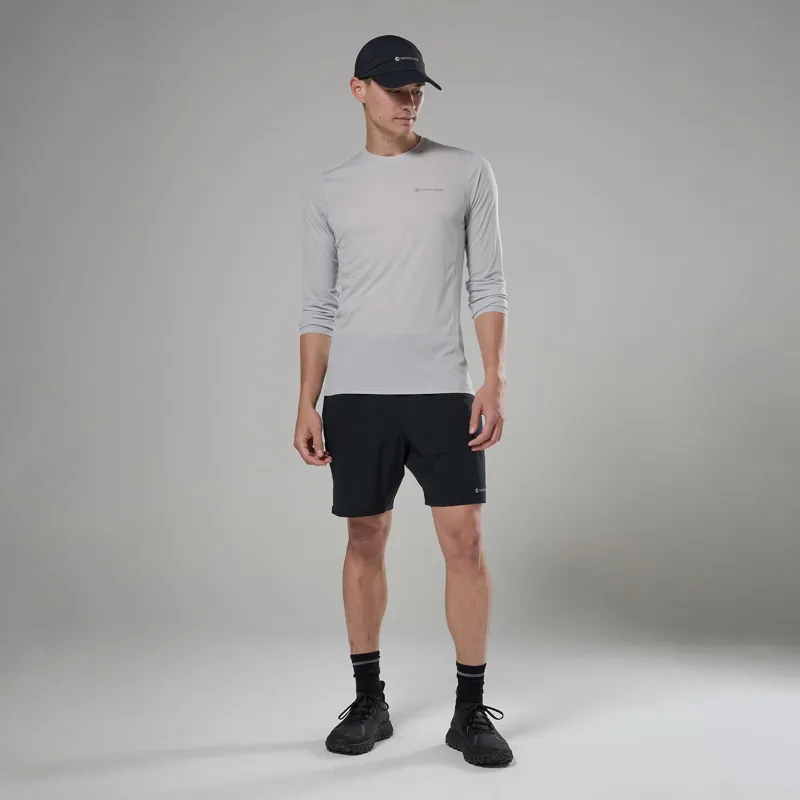 Montane Mens Dart Nano Long Sleeved T-Shirt - Platinum-3