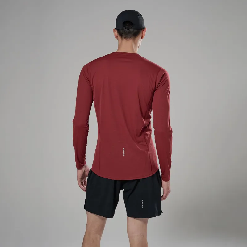 Montane Mens Dart Nano Long Sleeved T-Shirt - Dark Maple-2