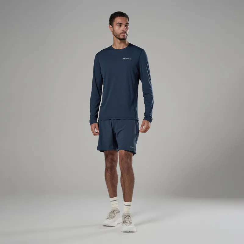 Montane Mens Dart Nano Long Sleeved T-Shirt - Eclipse Blue-3