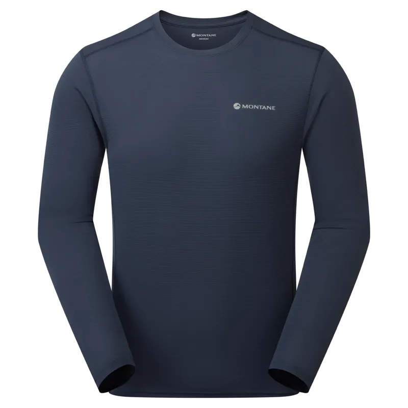 Montane Mens Dart Nano Long Sleeved T-Shirt - Eclipse Blue