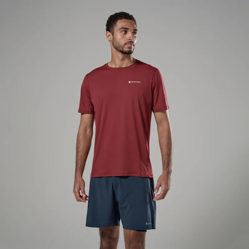 Montane Mens Dart Nano T Shirt - Dark Maple-1