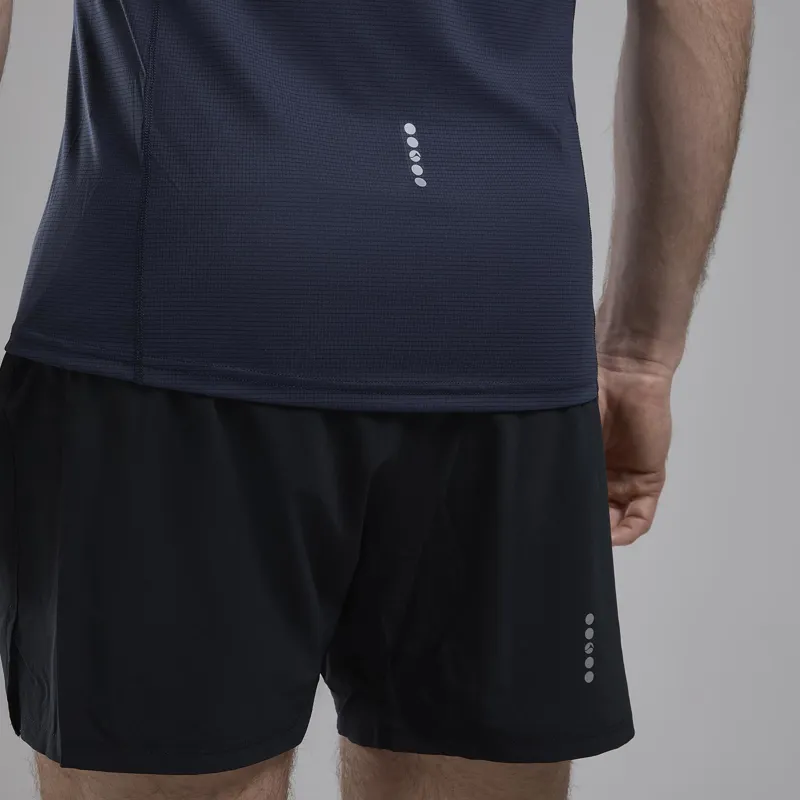 Montane Mens Dart Nano Zip T-Shirt - Eclipse Blue-3